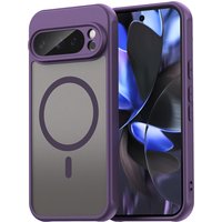 Custodia MagSafe per Google Pixel 9 Pro, Techsuit, HaloFrost II, Viola