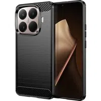 Custodia per Xiaomi 15T Pro, Techsuit, Carbonio, Nera — 3