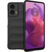Custodia per Motorola Moto G04s / E14 / G04 / G24, Techsuit, Magic Shield, Nera — 3