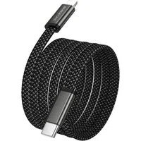Cavo Dati e Ricarica USB-C - USB-C Borofone BX124 Peace, 30W, 1m, Nero — 3
