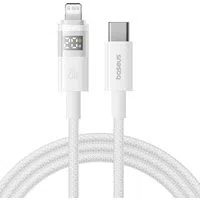 Cavo Dati e Ricarica USB-C - Lightning Baseus Display 2, 20W, 2m, Bianco P10382703211-01 — 3