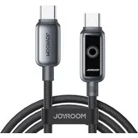 Cavo Dati e Ricarica USB-C - USB-C Joyroom S-A55 StarFlight Display, 100W, 1.2m, Nero — 3