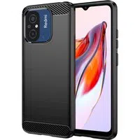 Custodia per Xiaomi Redmi 12C, Techsuit, Carbonio, Nera — 3
