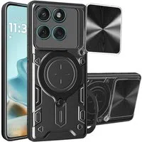 Custodia per Motorola Edge 60 Fusion / Edge 60, Techsuit, CamGuard Pro, Nera — 3