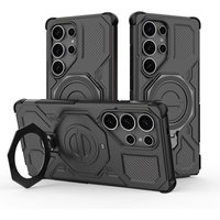 Techsuit Custodia per Samsung Galaxy S25 Ultra S938, Techsuit, Carbon Shield Pro, Nera — 2