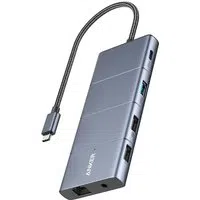 Hub USB-C Anker PowerExpand, 11in1, Grigio — 3