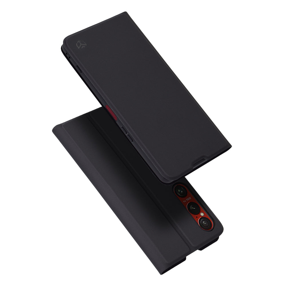 Techsuit Custodia per Sony Xperia 1 VI, Techsuit, Magskin Book, Nera