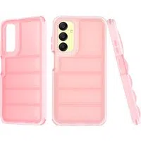 Custodia per Samsung Galaxy A25 A256, Techsuit, Wave Shield, Rosa — 3