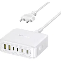 Caricatore Baseus EnerFill FH21, 120W, 3.25A, 2 x USB-A - 4 x USB-C, Bianco E0120T01 — 3