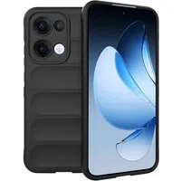 Custodia per Oppo Reno13, Techsuit, Magic Shield, Nera — 3