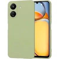 Custodia per Xiaomi Poco C65 / Redmi 13C, Techsuit, SoftFlex, Matcha — 3