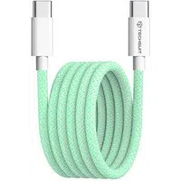 Cavo Dati e Ricarica USB-C - USB-C Techsuit PCB114D, 60W, 1m, Verde — 3
