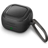 Custodia Spigen Rugged Armor per Samsung Galaxy Buds4 / Buds4 Pro, Nera Opaca ACS11200 — 3