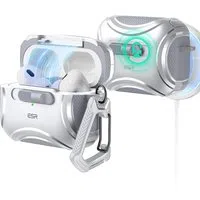 Custodia ESR Cyber per Apple AirPods Pro Series, Grigio — 3