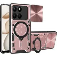 Custodia per Honor 400 Smart 4G / X7d 4G / 400 Smart 5G, Techsuit, CamGuard Pro, Rosa — 3