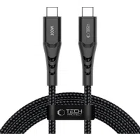 Cavo Dati e Ricarica USB-C - USB-C Tech-Protect UB11T Ultraboost, 100W, 2m, Nero — 3