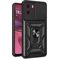 Custodia per Motorola Moto E15 / G05, Techsuit, CamShield, Nera — 3