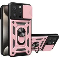 Custodia per Apple iPhone 15 Pro Max, Techsuit, CamShield, Rosa — 3