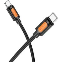 Cavo Dati e Ricarica USB-C - USB-C Borofone BX114 Silicone, 60W, 1m, Nero — 3