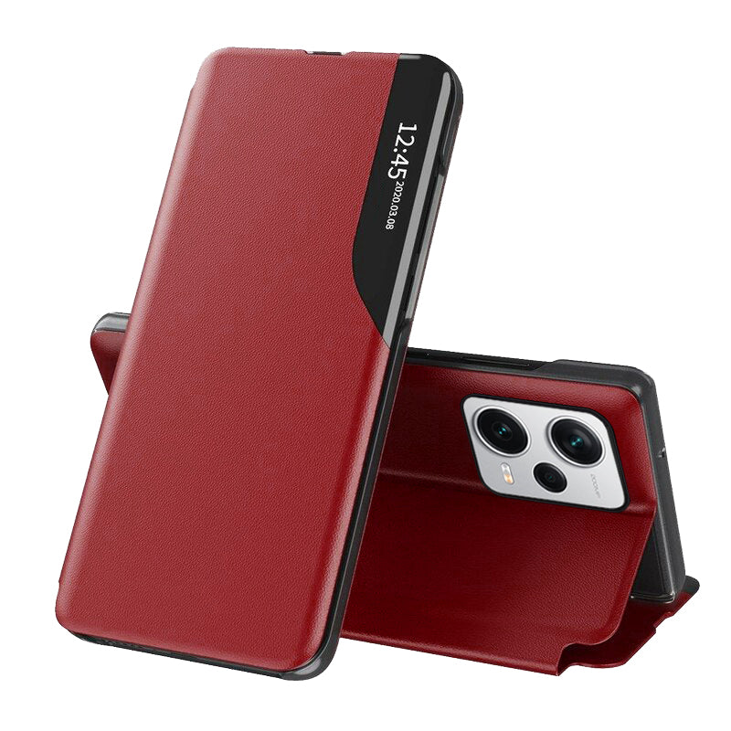 Custodia per Xiaomi Poco X5 Pro / Redmi Note 12 Pro 5G, Techsuit, eFold, Rossa