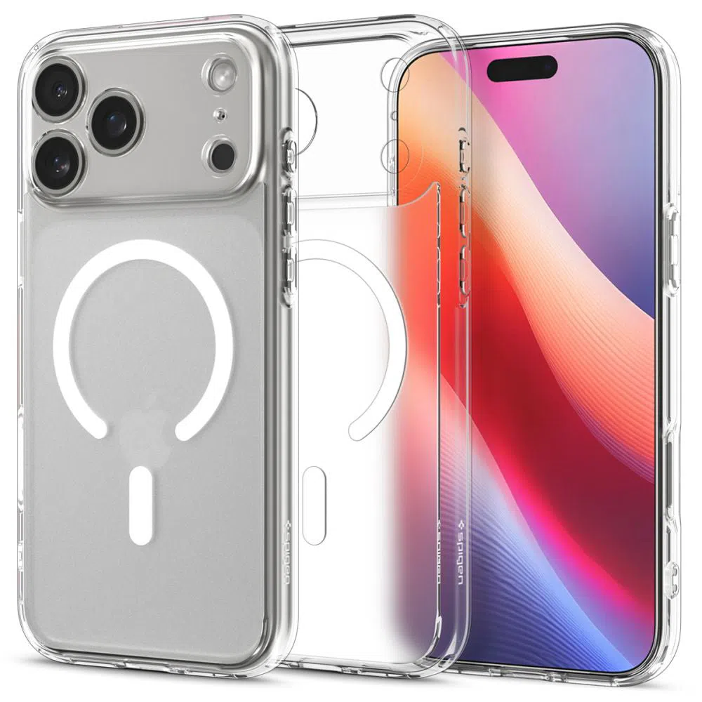 Custodia MagSafe per Apple iPhone 17 Pro, Spigen, Ultra Hybrid, Bianco Satinato ACS10350 — 2