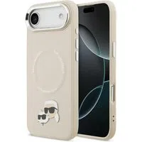 Custodia MagSafe per Apple iPhone 17 Air, Karl Lagerfeld, Karl & Choupette Pins, Beige — 3