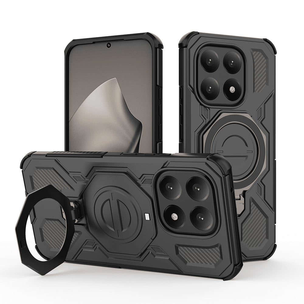 Techsuit Custodia per Xiaomi 15T, Techsuit, Carbon Shield Pro, Nera