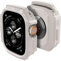 Custodia Spigen Rugged Armor per Apple Watch Ultra Series, Beige ACS07381 — 3