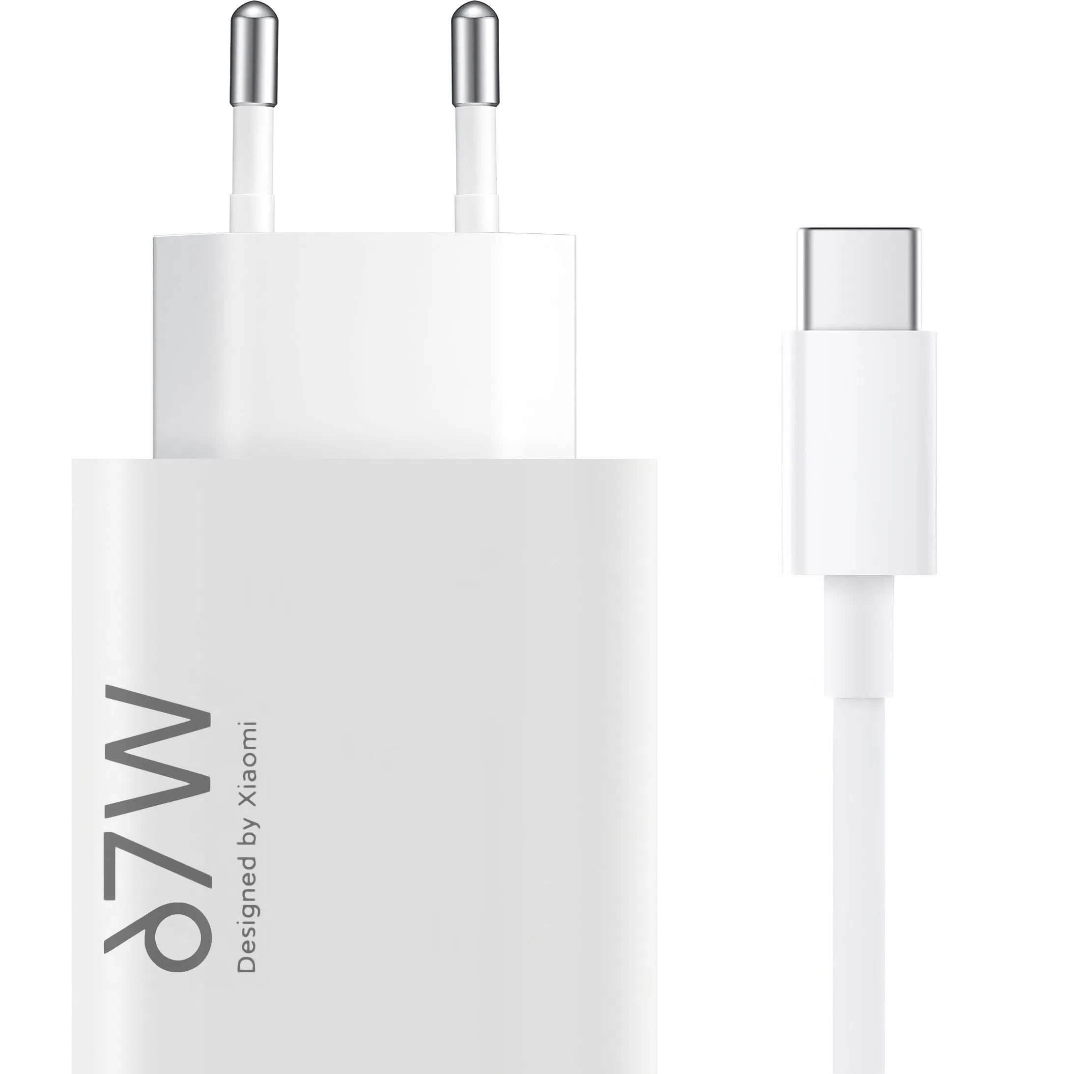 Caricabatterie da rete con cavo USB-C Xiaomi, 67W, 6.2A, 1 x USB-A, Bianco BHR9465EU — 2