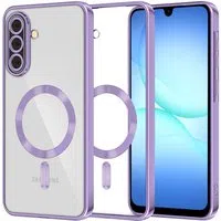 Custodia MagSafe per Samsung Galaxy A17 4G / A17 5G, Techsuit, Luxury Crystal, Viola Chiaro — 3