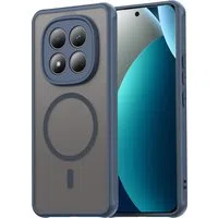 Custodia MagSafe per Xiaomi Redmi Note 15 Pro 4G, Techsuit, HaloFrost II, Blu Navy — 3