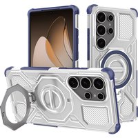 Techsuit Custodia per Samsung Galaxy S25 Ultra S938, Techsuit, Carbon Shield Pro, Blu — 2