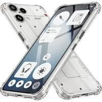 Custodia per Nothing Phone (3a) Lite, Techsuit, Shockproof Clear, Trasparente — 3