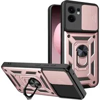 Custodia per Oppo Reno13 FS 5G / Reno13 F 4G / Reno13 F, Techsuit, CamShield, Rosa — 3