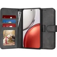 Custodia per Honor Magic8 Lite, Techsuit, Diary Book, Nera — 3