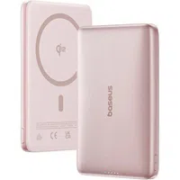 Batteria Esterna Wireless Baseus PicoGo AM41, 10000mAh, 27W, PD + FQI, 1 x QI - 1 x USB-C, Rosa E0027202 — 3