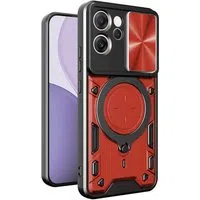 Custodia per Oppo Reno14 FS 5G / Reno14 F, Techsuit, CamGuard Pro, Rossa — 3