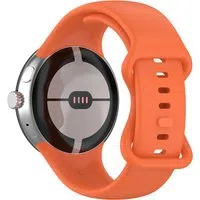 Cinturino Techsuit W031 per Google Pixel Watch 4 41mm / Watch 3 41mm / Watch 2 / Watch, Arancione — 3
