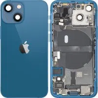 Copertura Batteria Apple iPhone 13 mini, Con Scocca Centrale, Parti Complete, Blu, Swap Premium — 3