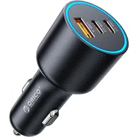 Caricatore Auto Orico HyperDrive, 165W, 5A, 1 x USB-A - 2 x USB-C, Nero — 3