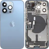 Copertura Batteria Apple iPhone 13 Pro, Con Scocca Centrale, Parti Complete, Blu (Sierra Blue), Swap Premium — 3