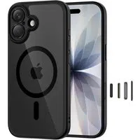 Custodia MagSafe per Apple iPhone 17, Tech-Protect, MagPeak, Nera — 3