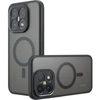 Custodia MagSafe per Xiaomi 15T, Techsuit, PureFrost, Nera Satinata — 3