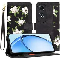 Custodia per Oppo A60, Techsuit, FlipCraft, Nera — 3
