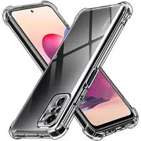 Custodia per Xiaomi Poco M5s / Redmi Note 10S / Note 10, Techsuit, Shockproof Clear, Trasparente — 3