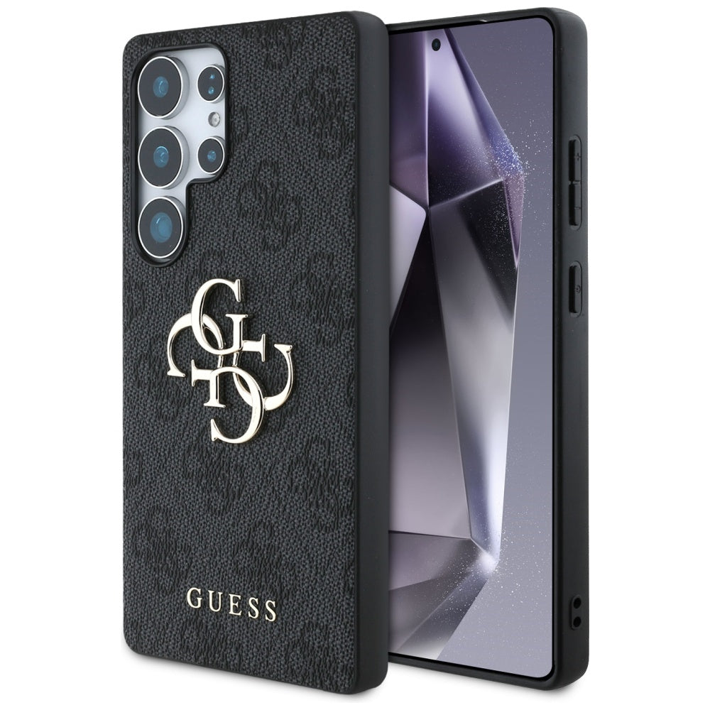 Guess Custodia per Samsung Galaxy S25 Ultra S938, Guess, 4G Big Logo, Nera
