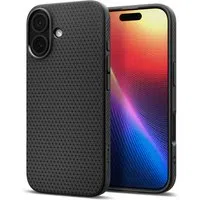 Custodia per Apple iPhone 17, Spigen, Liquid Air, Nero Opaco ACS10369 — 3