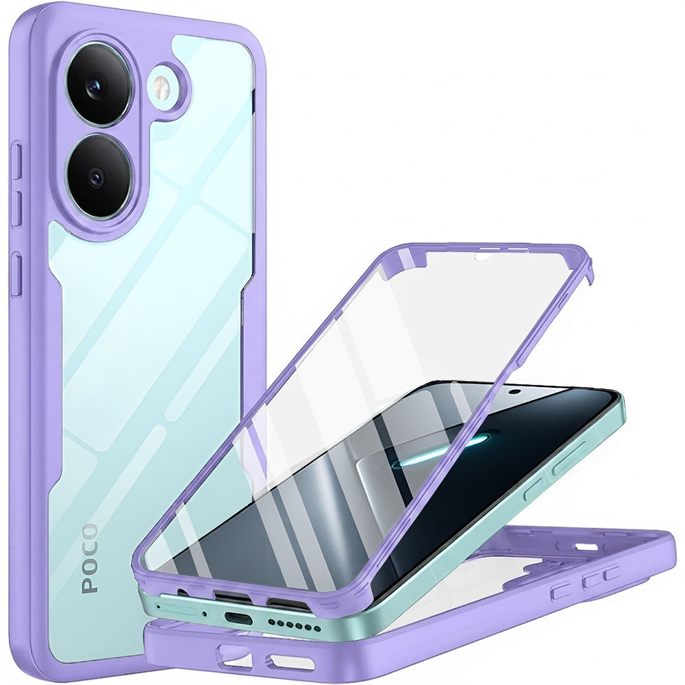 Custodia per Xiaomi Poco X8 Pro, Techsuit, ColorVerse 360, Viola