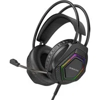 Cuffie Gaming 3.5mm Borofone BO105 Thunder, RGB, 2m, Nere — 3