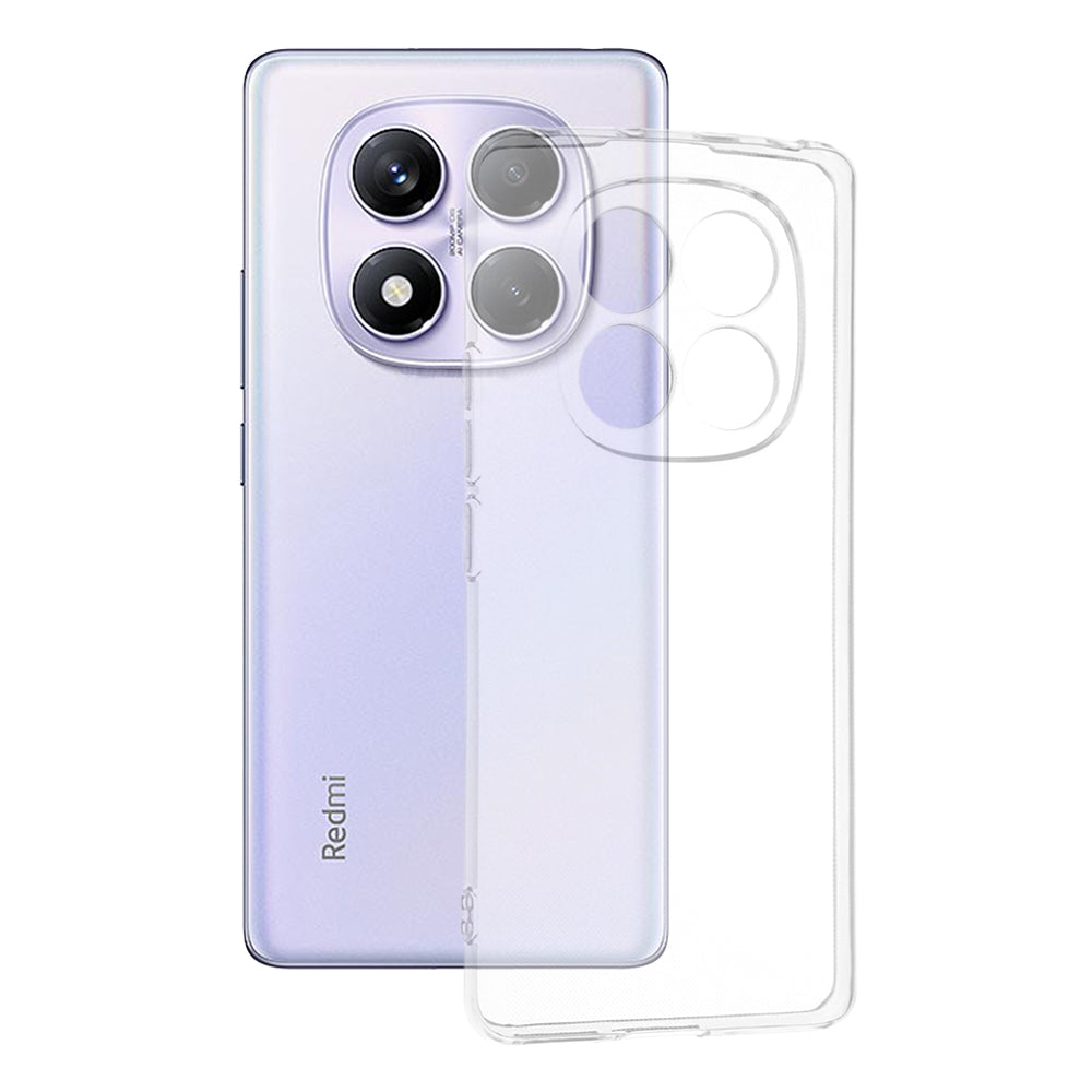 Custodia per Xiaomi Redmi Note 14 Pro 4G, Techsuit, Chiara, Trasparente